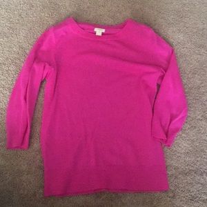 Hot pink sweater